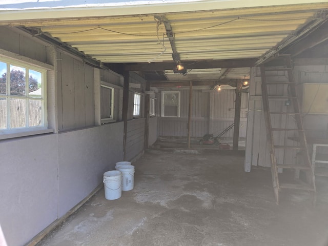 616 N Pleasant St, Princeton, IL 61356 - below grade area with a garage