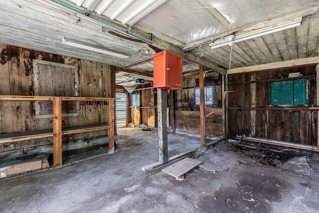 616 N Pleasant St, Princeton, IL 61356 - miscellaneous room with wood walls