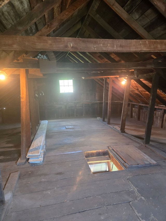 616 N Pleasant St, Princeton, IL 61356 - view of attic