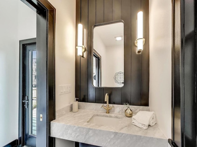 2457 N Talman Ave, Chicago, IL 60647 - bathroom featuring plenty of natural light and vanity