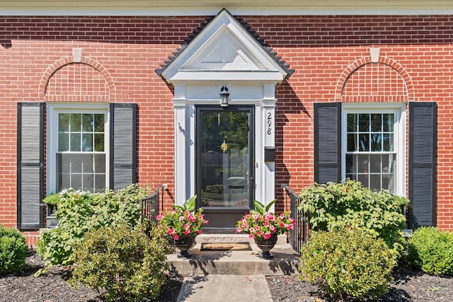 298 Dickens St, Northfield, IL 60093 - doorway to property with brick siding