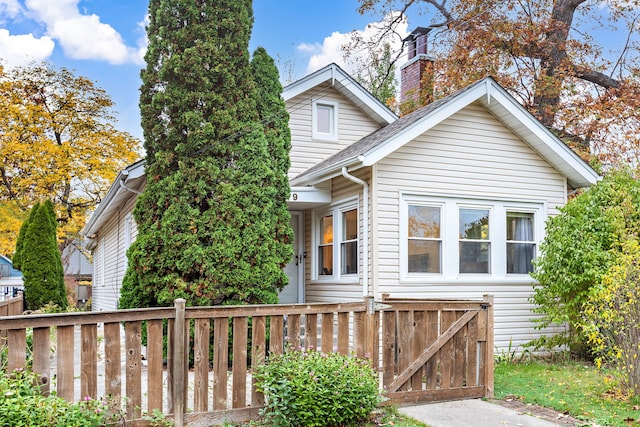 view of front of home