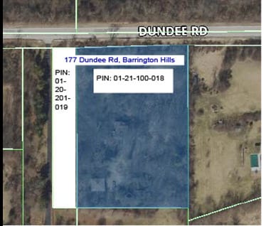 177 Dundee Rd, Barrington Hills IL, 60010 land for sale