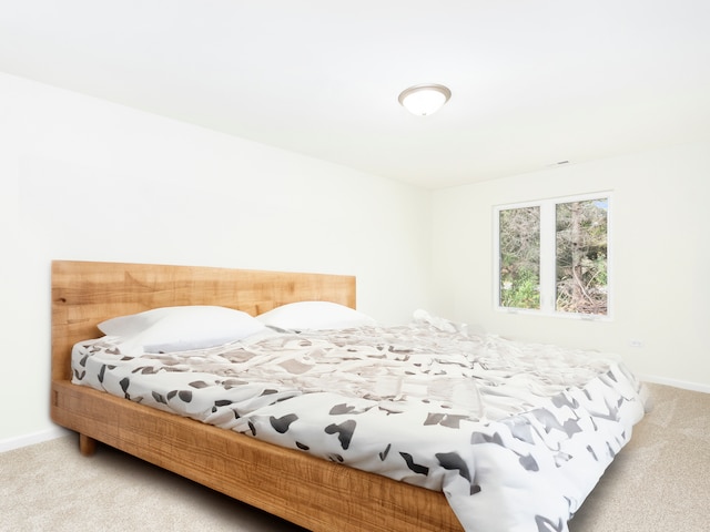 bedroom with carpet flooring