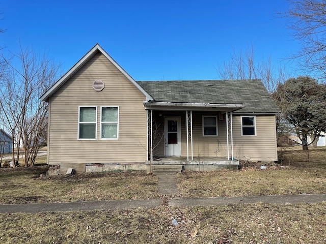 view of front of home featuring a porch