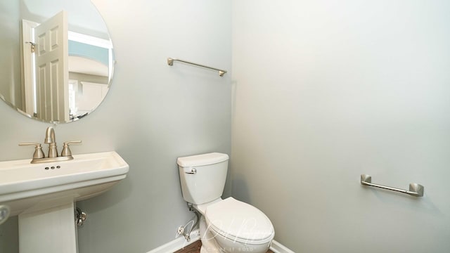 bathroom with toilet