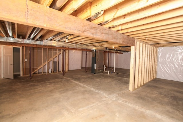 view of basement