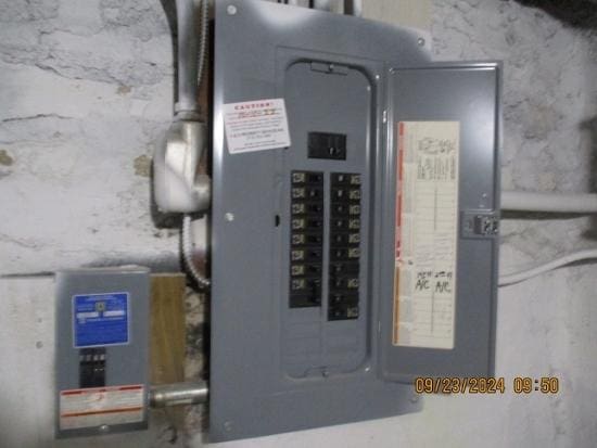 utilities with electric panel