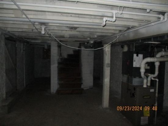 view of basement