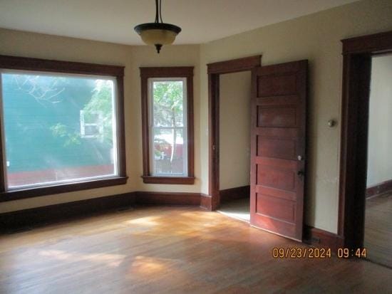 interior space featuring hardwood / wood-style floors