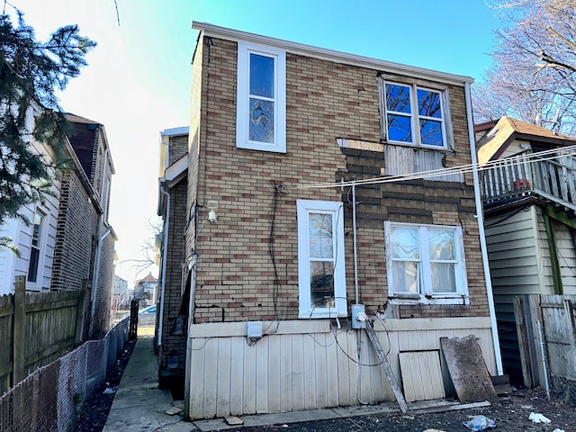 view of rear view of house