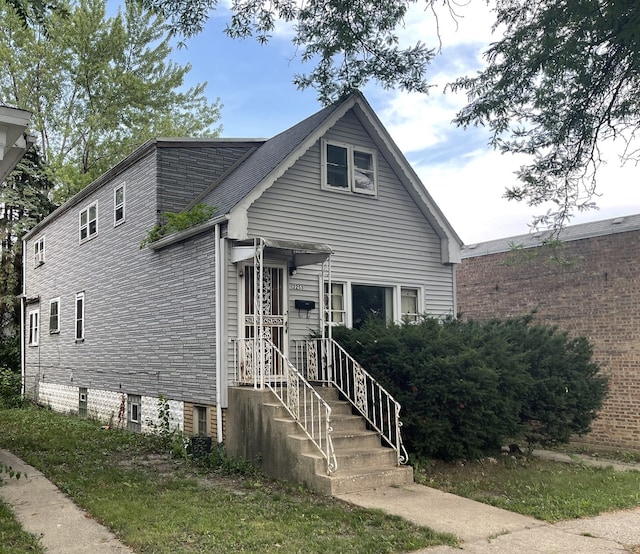 view of front of home