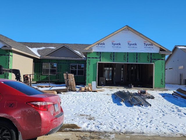 view of property under construction