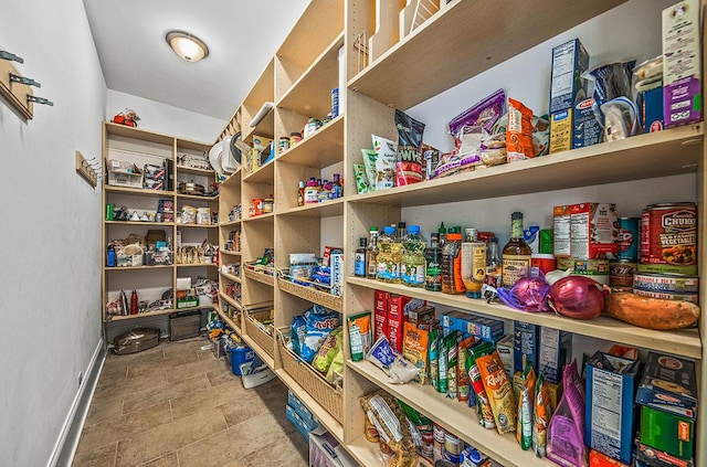 view of pantry