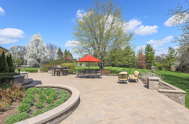 view of patio