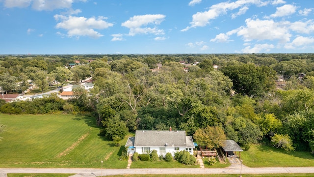 view of aerial view