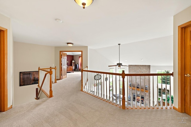 730 Fenview Cir, Algonquin, IL 60102 - hallway featuring an upstairs landing and carpet