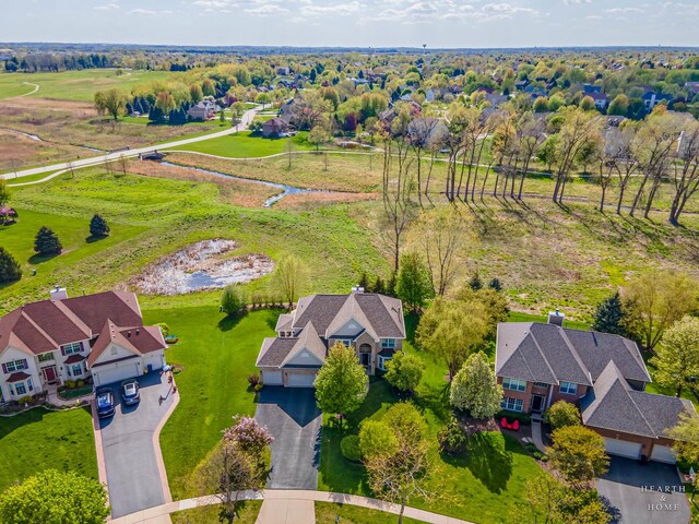 730 Fenview Cir, Algonquin, IL 60102 - aerial perspective of suburban area with a nearby body of water