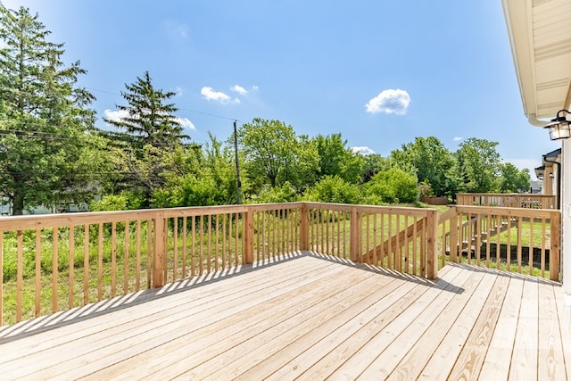 view of deck