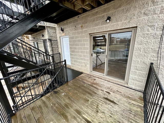 view of deck