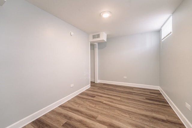 interior space featuring dark hardwood / wood-style floors