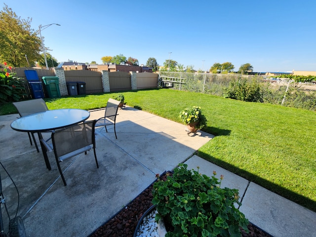 view of patio