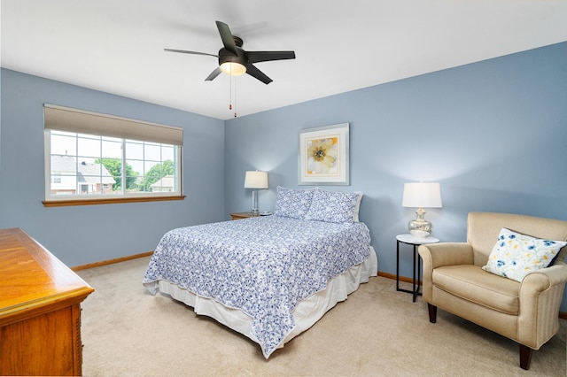 19154 Crescent Dr, Mokena, IL 60448 - carpeted bedroom featuring baseboards and a ceiling fan