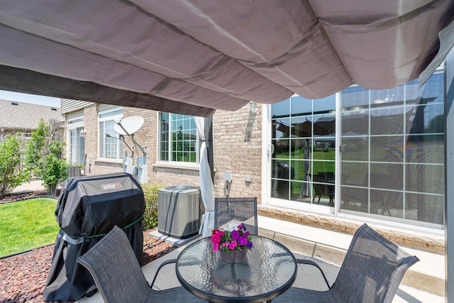 19154 Crescent Dr, Mokena, IL 60448 - view of patio featuring grilling area and outdoor dining area