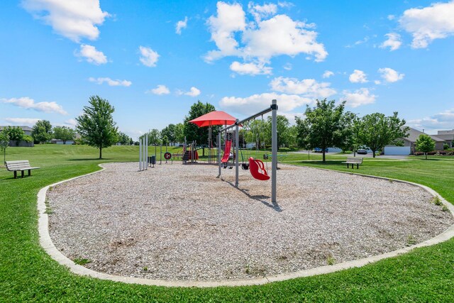 19154 Crescent Dr, Mokena, IL 60448 - community play area with a yard