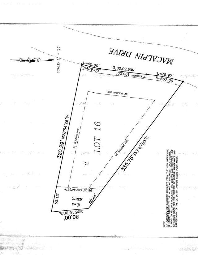 1350 Macalpin Dr, Inverness IL, 60010 land for sale