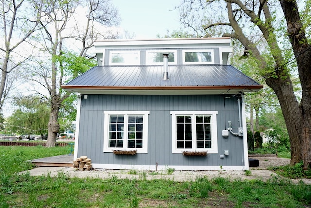 exterior space with a deck