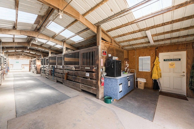 view of horse barn