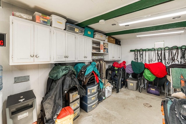 view of storage room