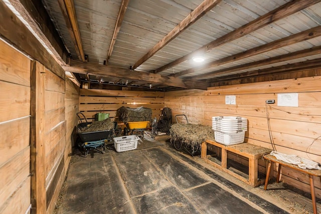 storage area featuring a garage