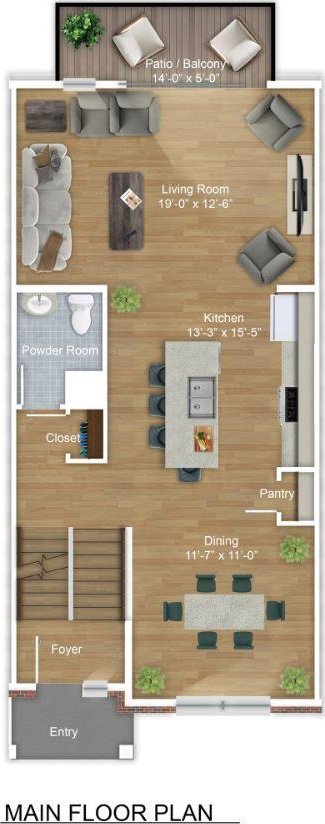 180 N E River Rd Unit E, Des Plaines, IL 60016 - plan