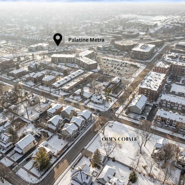 237 N Brockway St, Palatine, IL 60067 - drone / aerial view