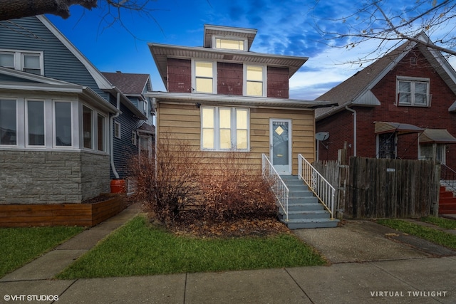 view of front of home