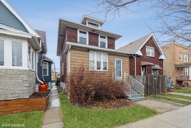 view of front of home