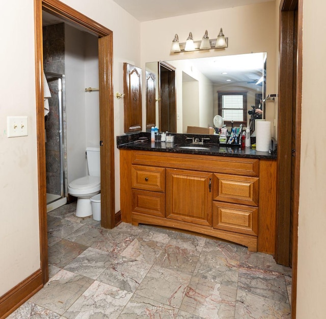 39 Mill Pond Dr, Glendale Heights, IL 60139 - full bathroom featuring vanity and a stall shower
