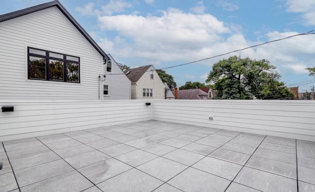 view of patio with fence