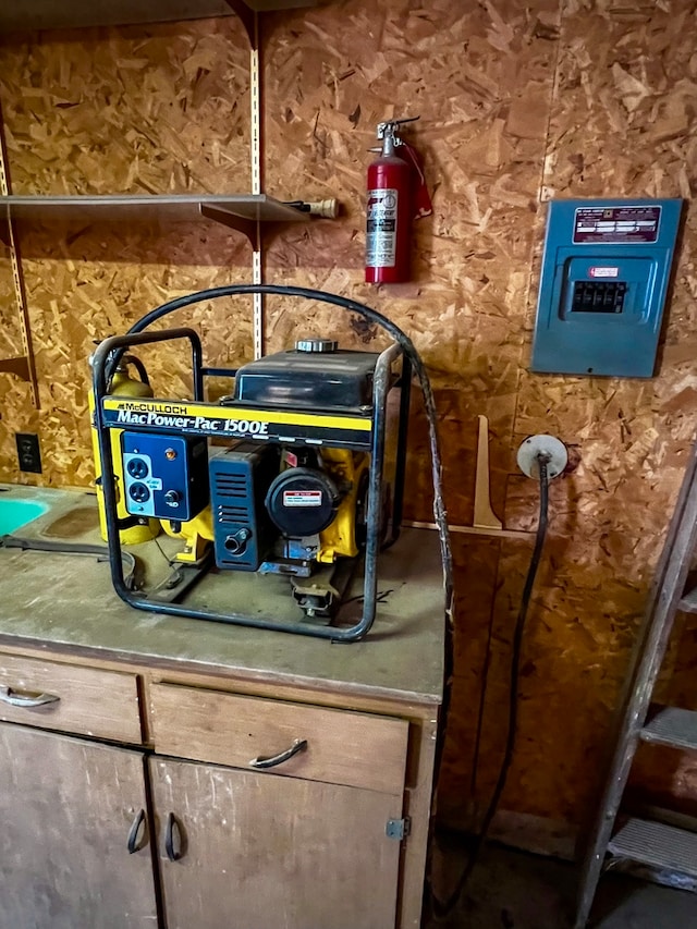 view of utility room