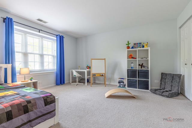 1405 Apricot Ct Unit D, Mount Prospect, IL 60056 - carpeted bedroom featuring baseboards and a closet