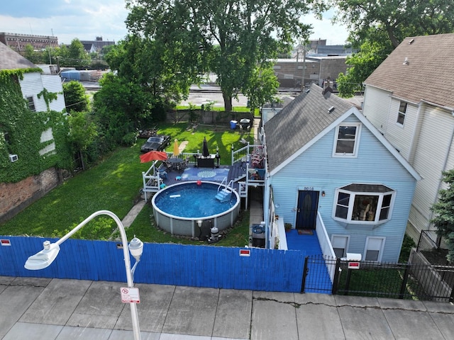 9018 S Brandon Ave, Chicago, IL 60617 - drone / aerial view