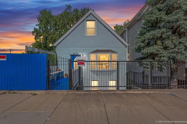 9018 S Brandon Ave, Chicago, IL 60617 - view of front of house with a gate