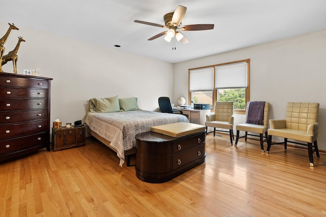 182 Ashley Way, Bloomingdale, IL 60108 - bedroom featuring light wood-type flooring and an office area
