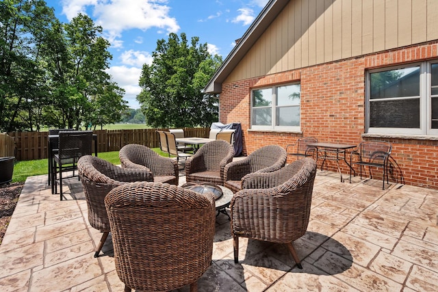 182 Ashley Way, Bloomingdale, IL 60108 - view of patio / terrace with an outdoor hangout area