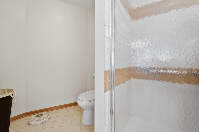 182 Ashley Way, Bloomingdale, IL 60108 - full bathroom with an enclosed shower and tile patterned flooring