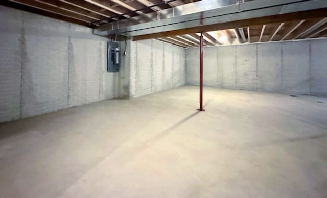 view of basement