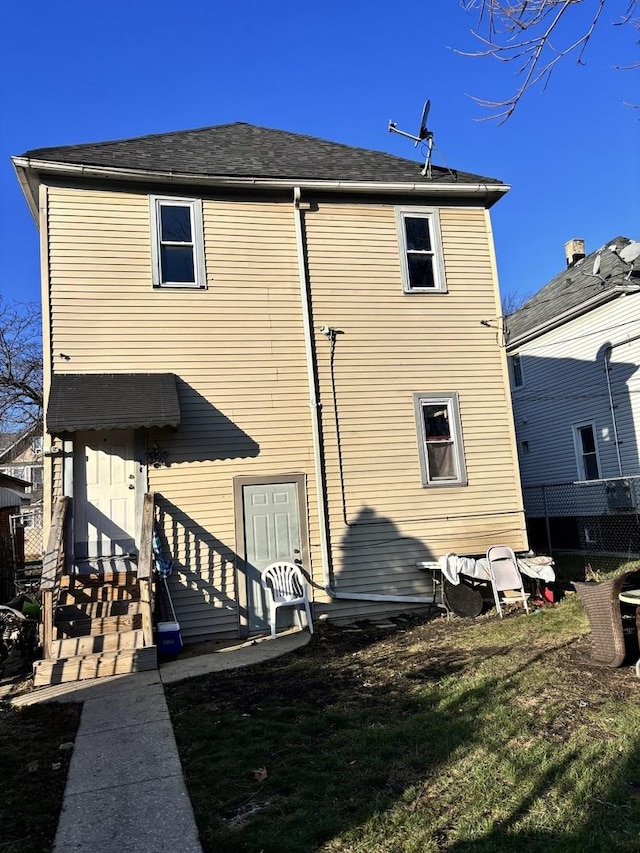 view of back of property