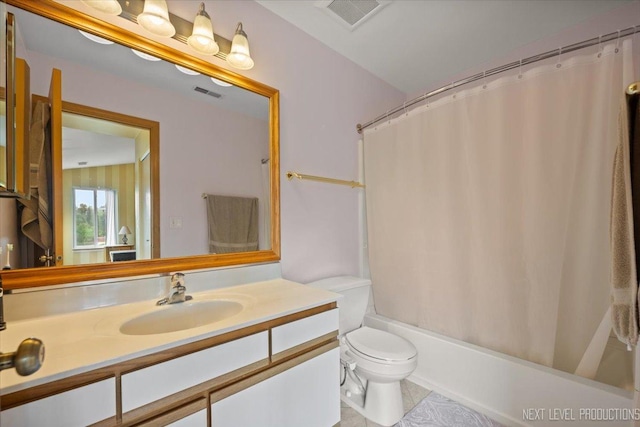 422 Rachel Cir, Romeoville, IL 60446 - full bath with vanity, shower / bath combo, and tile patterned floors